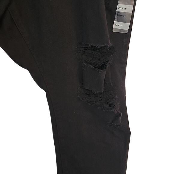 Levi's 711 Distressed Skinny Jeans, 26W, NWT - Picture 3 of 10